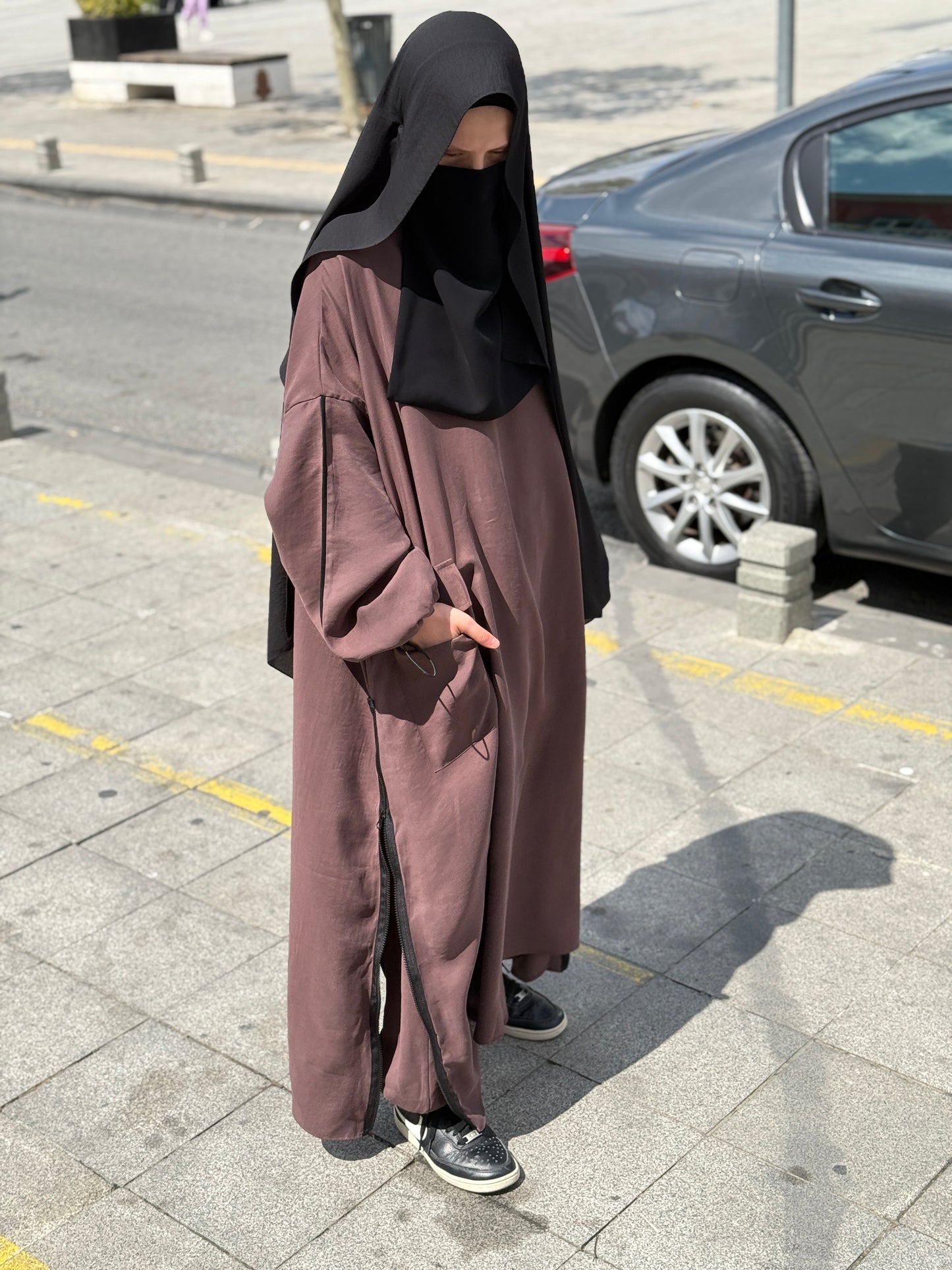Kahve Şalvarlı takım