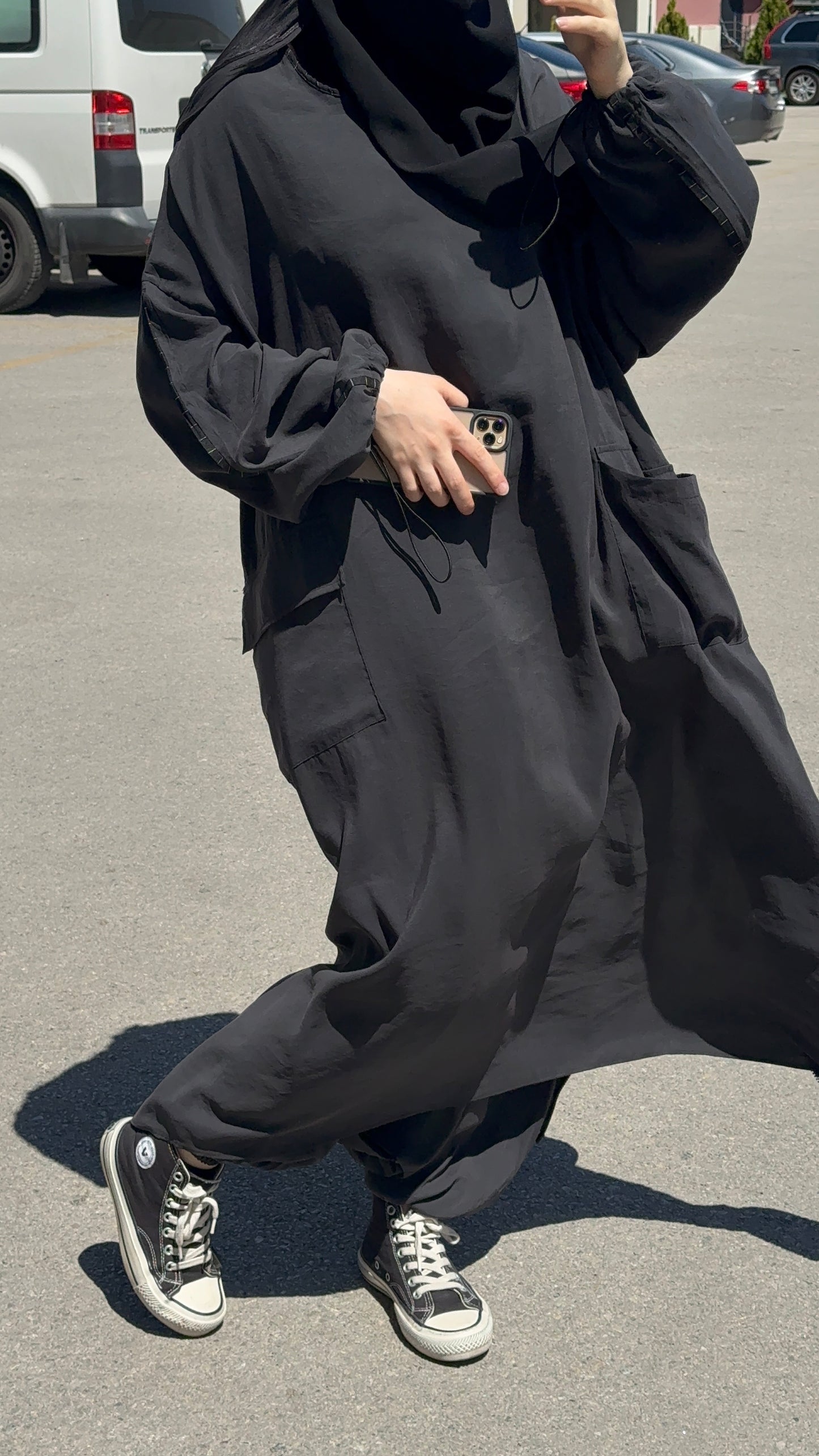 Füme şalvar takım