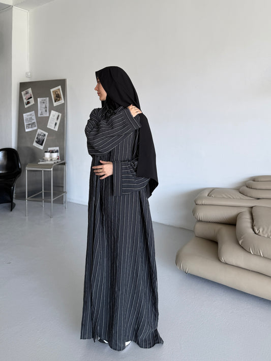 Antrasit linen Ferace