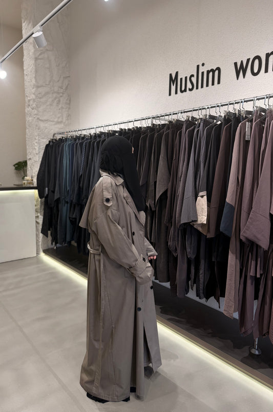 Oversize trençkot