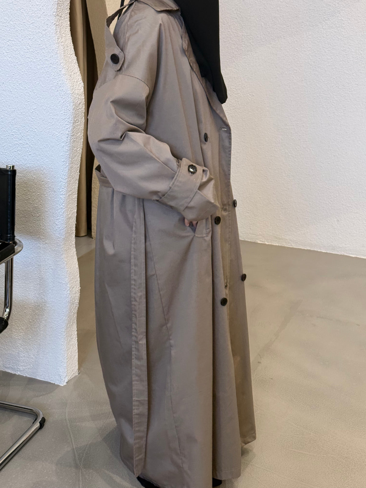 Oversize trençkot