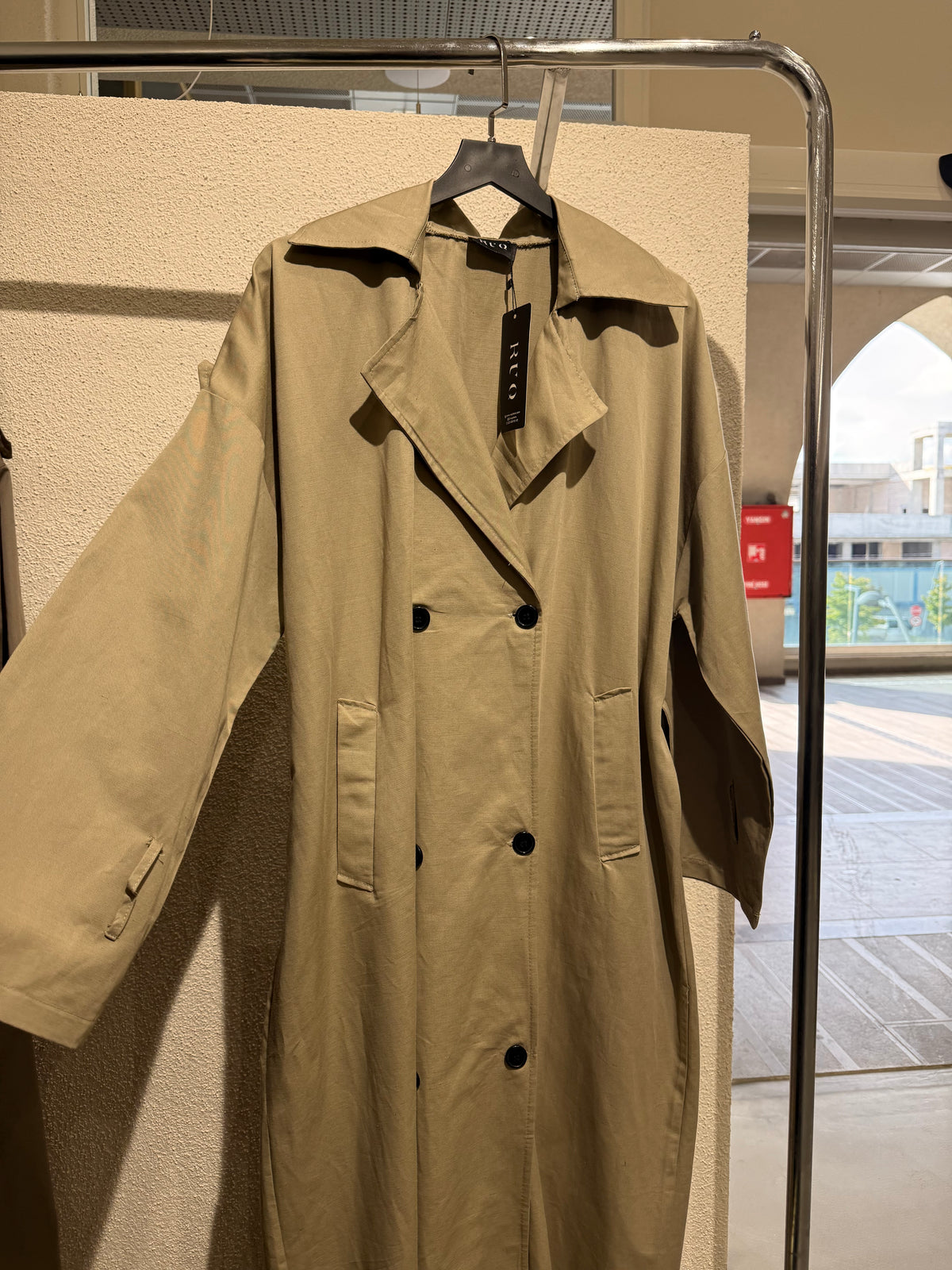 Oversize trençkot