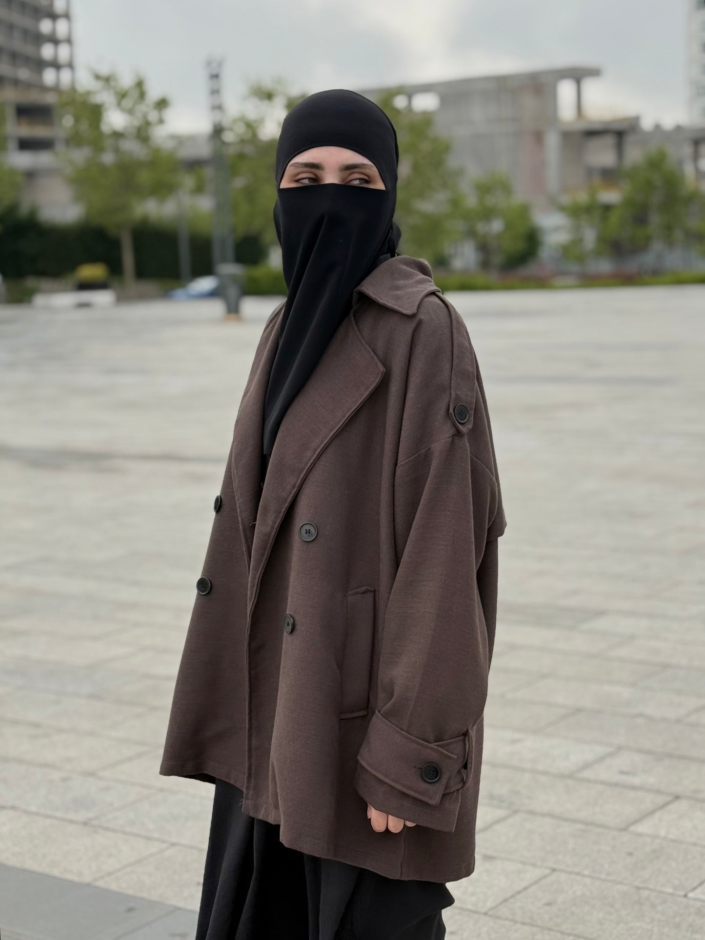 Oversize trençkot
