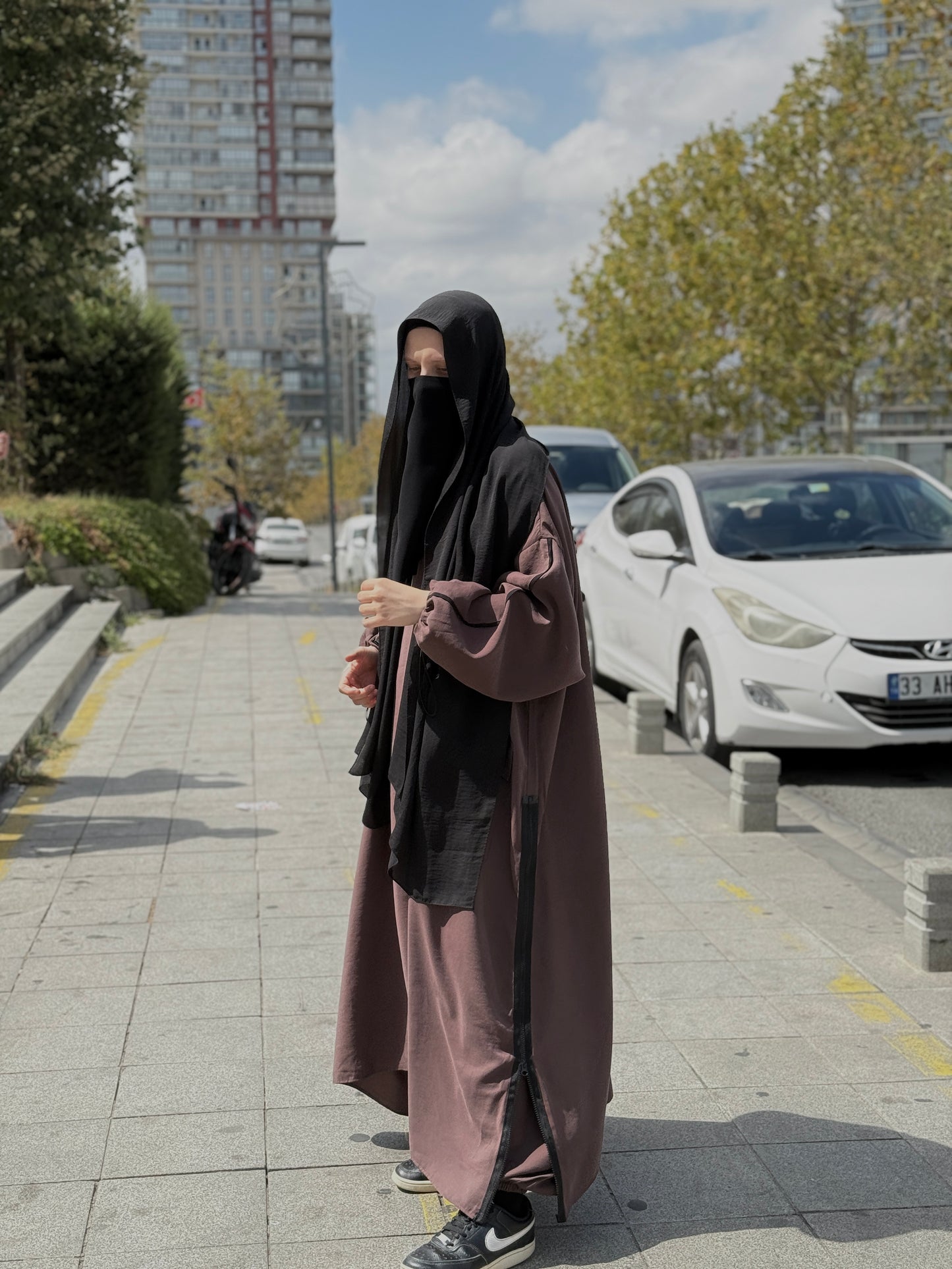 Kahve Şalvarlı takım