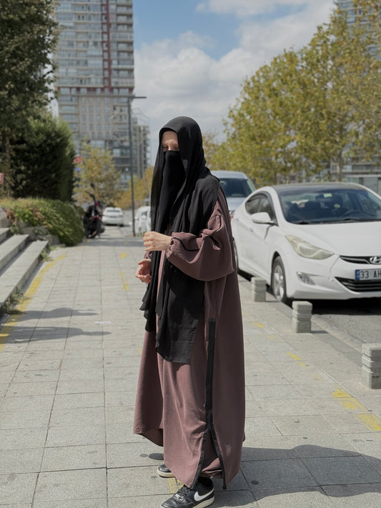Kahve Şalvarlı takım